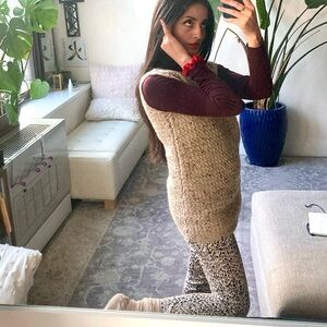 Gray Knit Sleeveless Top